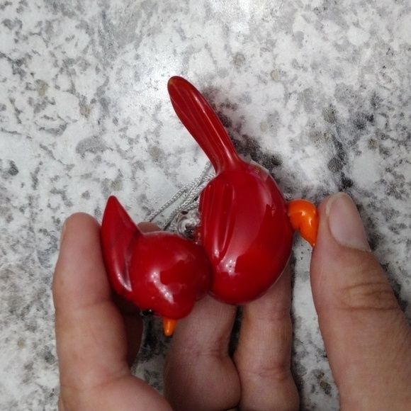 Lenox For the Holidays Cardinal art glass Christmas ornament - Picture 7 of 13